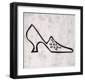 Shoe-Allan Stevens-Framed Serigraph