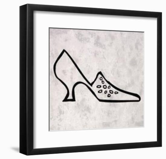 Shoe-Allan Stevens-Framed Serigraph