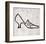 Shoe-Allan Stevens-Framed Serigraph