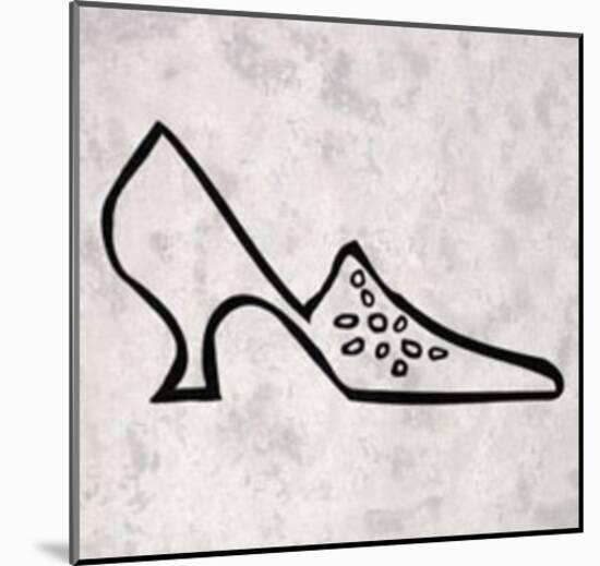 Shoe-Allan Stevens-Mounted Serigraph