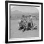 Shoeing Horses at Naauwpoort, South Africa, Boer War, 1900-Underwood & Underwood-Framed Giclee Print