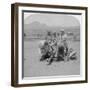 Shoeing Horses at Naauwpoort, South Africa, Boer War, 1900-Underwood & Underwood-Framed Giclee Print