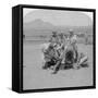 Shoeing Horses at Naauwpoort, South Africa, Boer War, 1900-Underwood & Underwood-Framed Stretched Canvas