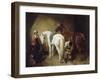 Shoeing Imaum, 1856-John Frederick Herring-Framed Giclee Print