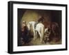 Shoeing Imaum, 1856-John Frederick Herring-Framed Giclee Print