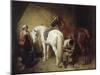 Shoeing Imaum, 1856-John Frederick Herring-Mounted Giclee Print