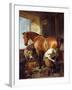 Shoeing-Edwin Henry Landseer-Framed Giclee Print