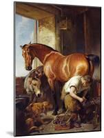 Shoeing-Edwin Henry Landseer-Mounted Giclee Print