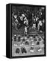 Shoeless Teenage Couples Dancing in HS Gym During a Sock Hop-Alfred Eisenstaedt-Framed Stretched Canvas