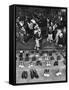 Shoeless Teenage Couples Dancing in HS Gym During a Sock Hop-Alfred Eisenstaedt-Framed Stretched Canvas