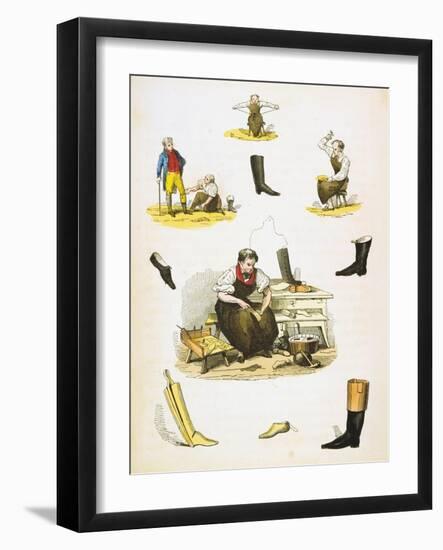 Shoemaker, C1845-null-Framed Giclee Print