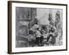 Shoemaker Preparing Shoes for Young Boy-null-Framed Photographic Print