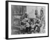 Shoemaker Preparing Shoes for Young Boy-null-Framed Photographic Print