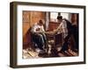 Shoemakers, the Two Givort Brothers, 1884-Maximilien Luce-Framed Giclee Print