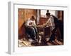 Shoemakers, the Two Givort Brothers, 1884-Maximilien Luce-Framed Giclee Print