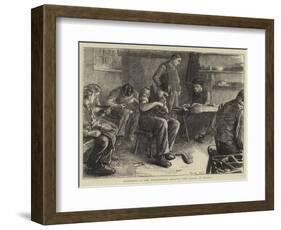 Shoemaking at the Philanthropic Society's Farm School at Redhill-Frank Holl-Framed Giclee Print