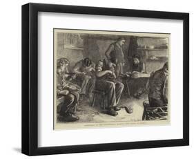 Shoemaking at the Philanthropic Society's Farm School at Redhill-Frank Holl-Framed Giclee Print