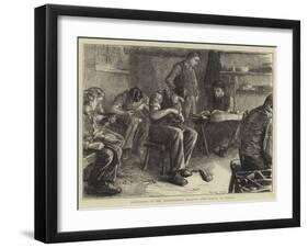 Shoemaking at the Philanthropic Society's Farm School at Redhill-Frank Holl-Framed Giclee Print