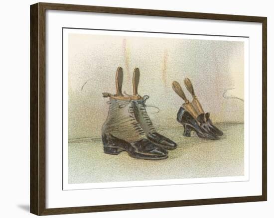 Shoes 1899-Dudley Hardy-Framed Art Print