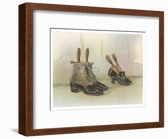 Shoes 1899-Dudley Hardy-Framed Art Print