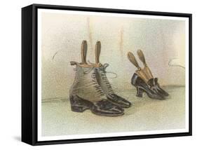 Shoes 1899-Dudley Hardy-Framed Stretched Canvas