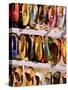 Shoes for Sale in Downtown Center of the Pink City, Jaipur, Rajasthan, India-Bill Bachmann-Stretched Canvas