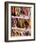 Shoes for Sale in Downtown Center of the Pink City, Jaipur, Rajasthan, India-Bill Bachmann-Framed Photographic Print