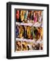 Shoes for Sale in Downtown Center of the Pink City, Jaipur, Rajasthan, India-Bill Bachmann-Framed Photographic Print