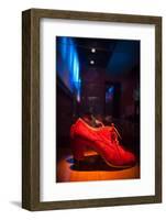 Shoes in a museum, Museo Del Baile Flamenco, Seville, Andalusia, Spain-null-Framed Photographic Print