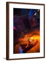 Shoes in a museum, Museo Del Baile Flamenco, Seville, Andalusia, Spain-null-Framed Photographic Print