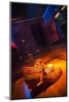 Shoes in a museum, Museo Del Baile Flamenco, Seville, Andalusia, Spain-null-Mounted Photographic Print