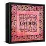 Shoes Speak-Ashley Sta Teresa-Framed Stretched Canvas