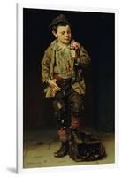 Shoeshine Boy, 1884-John George Brown-Framed Giclee Print