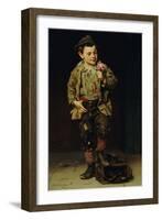 Shoeshine Boy, 1884-John George Brown-Framed Giclee Print