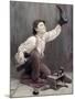 Shoeshine Boy-Karl Witkowski-Mounted Giclee Print