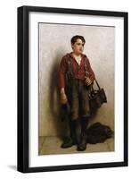 Shoeshine Boy-John George Brown-Framed Giclee Print