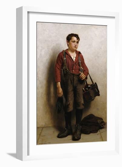 Shoeshine Boy-John George Brown-Framed Giclee Print