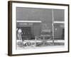 Shoeshine stand in the Southeastern U.S., c.1936-Walker Evans-Framed Photographic Print