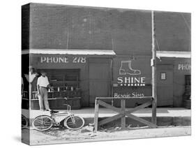 Shoeshine Stand, Southeastern U.S.-Walker Evans-Stretched Canvas