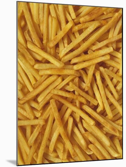 Shoestring French Fries-null-Mounted Photographic Print