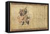 Shoki from Extermination of Evil Hanging Scroll-null-Framed Stretched Canvas