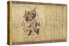 Shoki from Extermination of Evil Hanging Scroll-null-Stretched Canvas