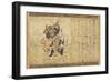 Shoki from Extermination of Evil Hanging Scroll-null-Framed Giclee Print