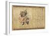 Shoki from Extermination of Evil Hanging Scroll-null-Framed Giclee Print