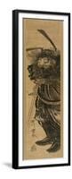 Shoki the Demon Queller, in Sumi, C.1772-81-Utagawa Toyoharu-Framed Premium Giclee Print
