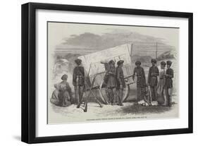 Sholapore Native (Indian) Police in Charge of a Hindoo Rebel-null-Framed Giclee Print