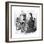 Sholes Type Writer, 1872-null-Framed Giclee Print