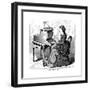 Sholes Type Writer, 1872-null-Framed Giclee Print