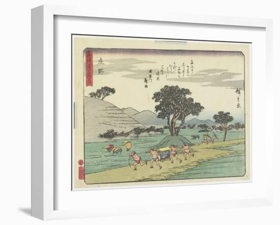 Shono, 1837-1844-Utagawa Hiroshige-Framed Giclee Print