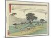 Shono, 1837-1844-Utagawa Hiroshige-Mounted Giclee Print